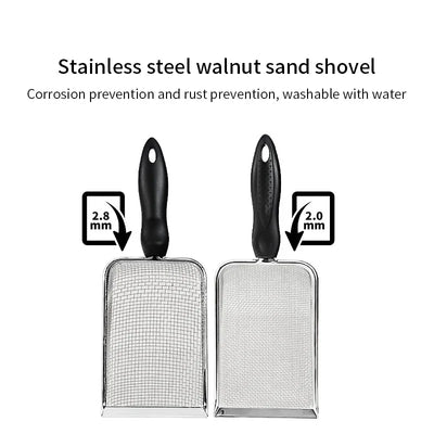 Stainless Steel Cat Litter Scoop with Fine Mesh Sifter - Smarsty