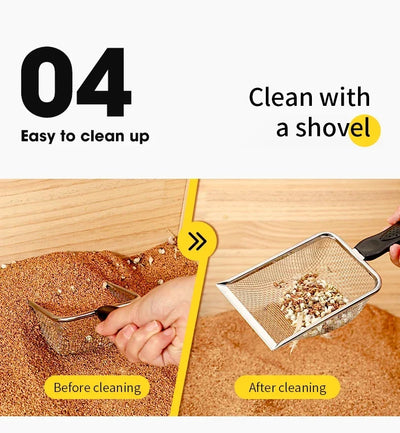 Stainless Steel Cat Litter Scoop with Fine Mesh Sifter - Smarsty