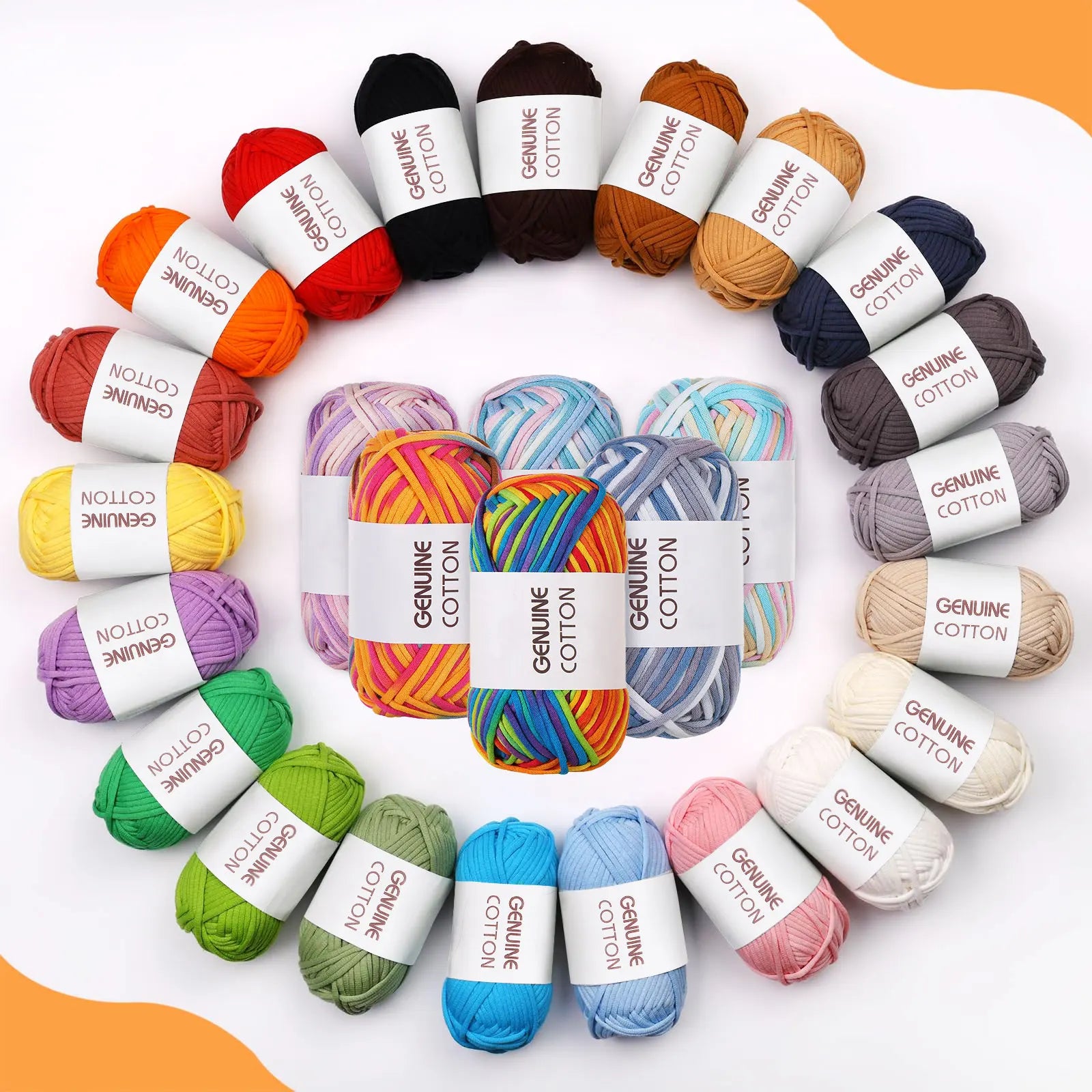 Crochet Yarn for Beginners Easy to See Stitches - Smarsty