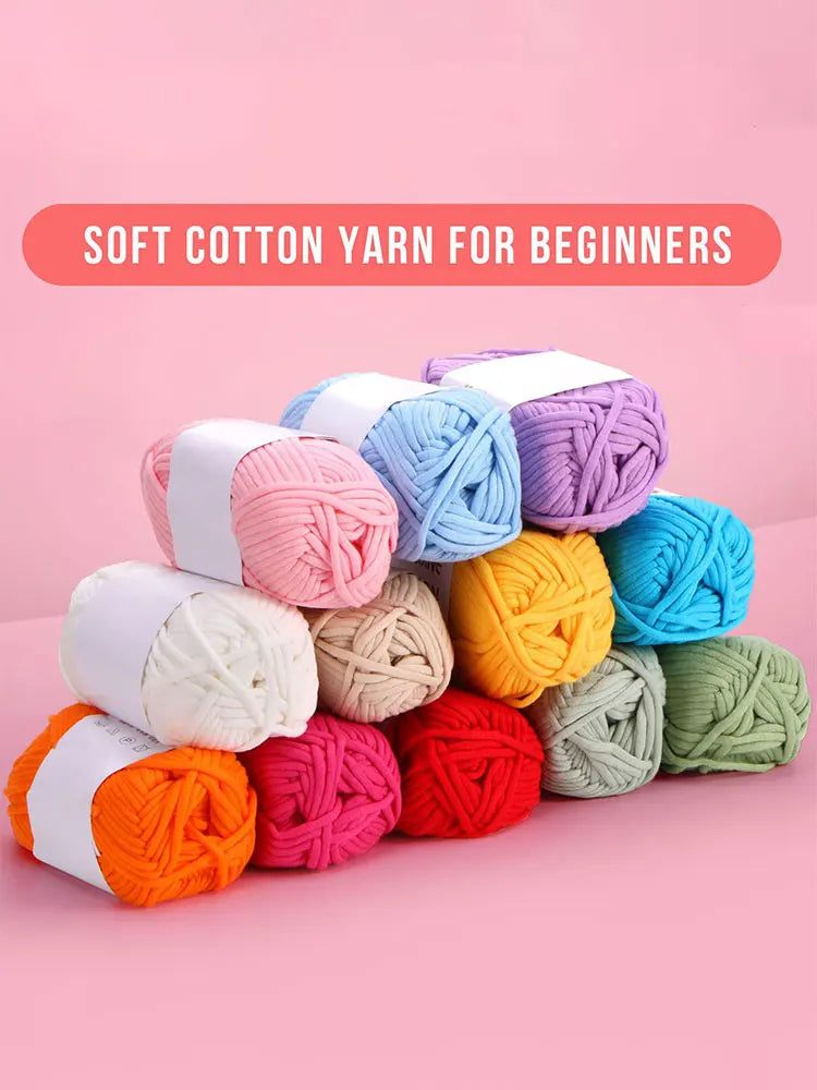 Crochet Yarn for Beginners Easy to See Stitches - Smarsty