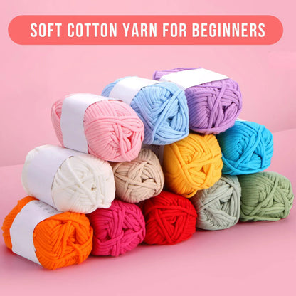 Crochet Yarn for Beginners Easy to See Stitches - Smarsty