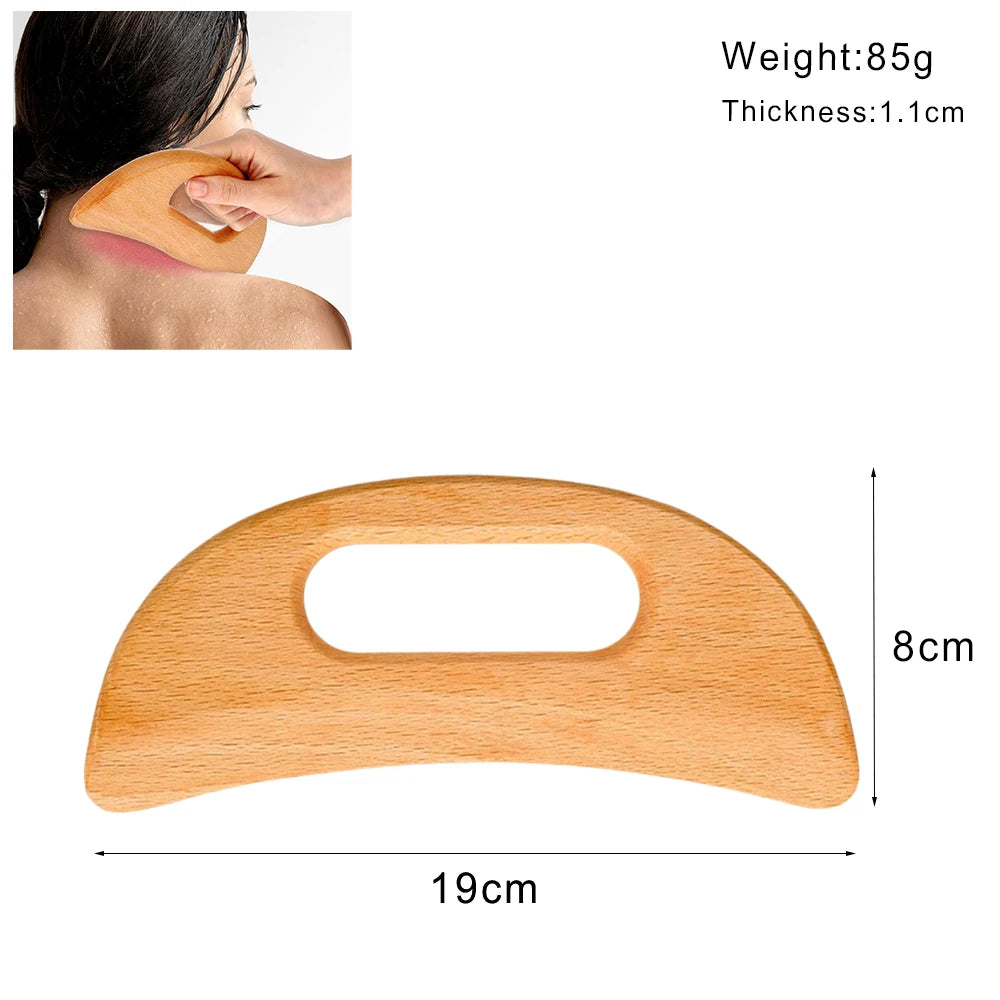 Wooden Lymphatic Drainage Massage Tools for Body Shaping - Smarsty