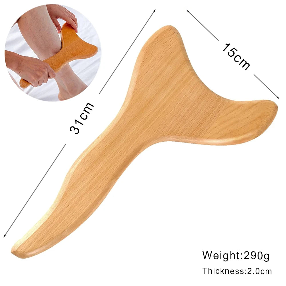 Wooden Lymphatic Drainage Massage Tools for Body Shaping - Smarsty