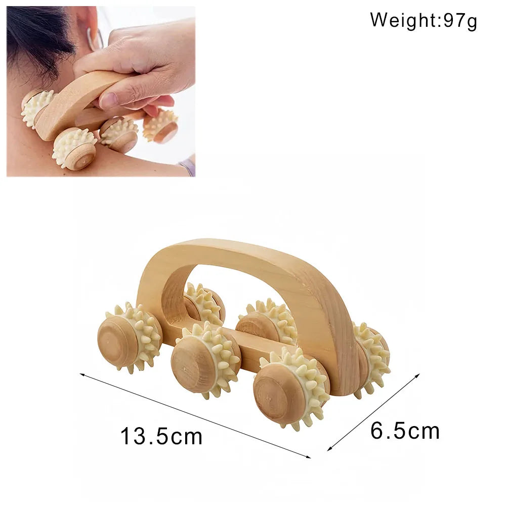 Wooden Lymphatic Drainage Massage Tools for Body Shaping - Smarsty