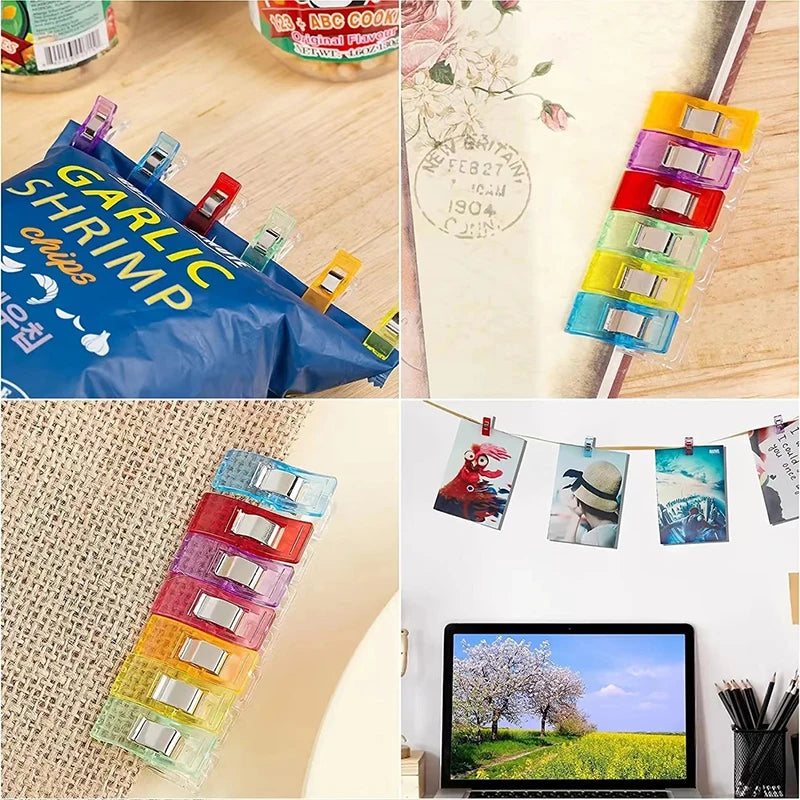 Colorful 50PCS Sewing Clips for Crafting and Binding - Smarsty