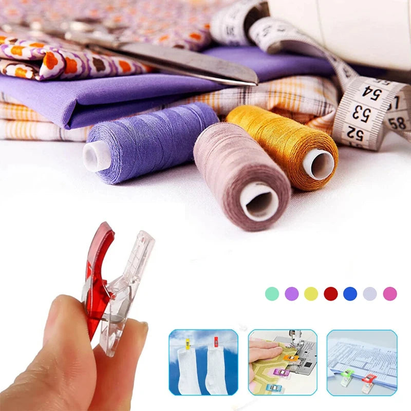 Colorful 50PCS Sewing Clips for Crafting and Binding - Smarsty