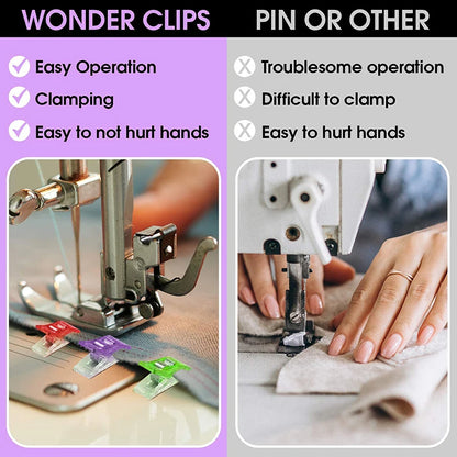 Colorful 50PCS Sewing Clips for Crafting and Binding - Smarsty