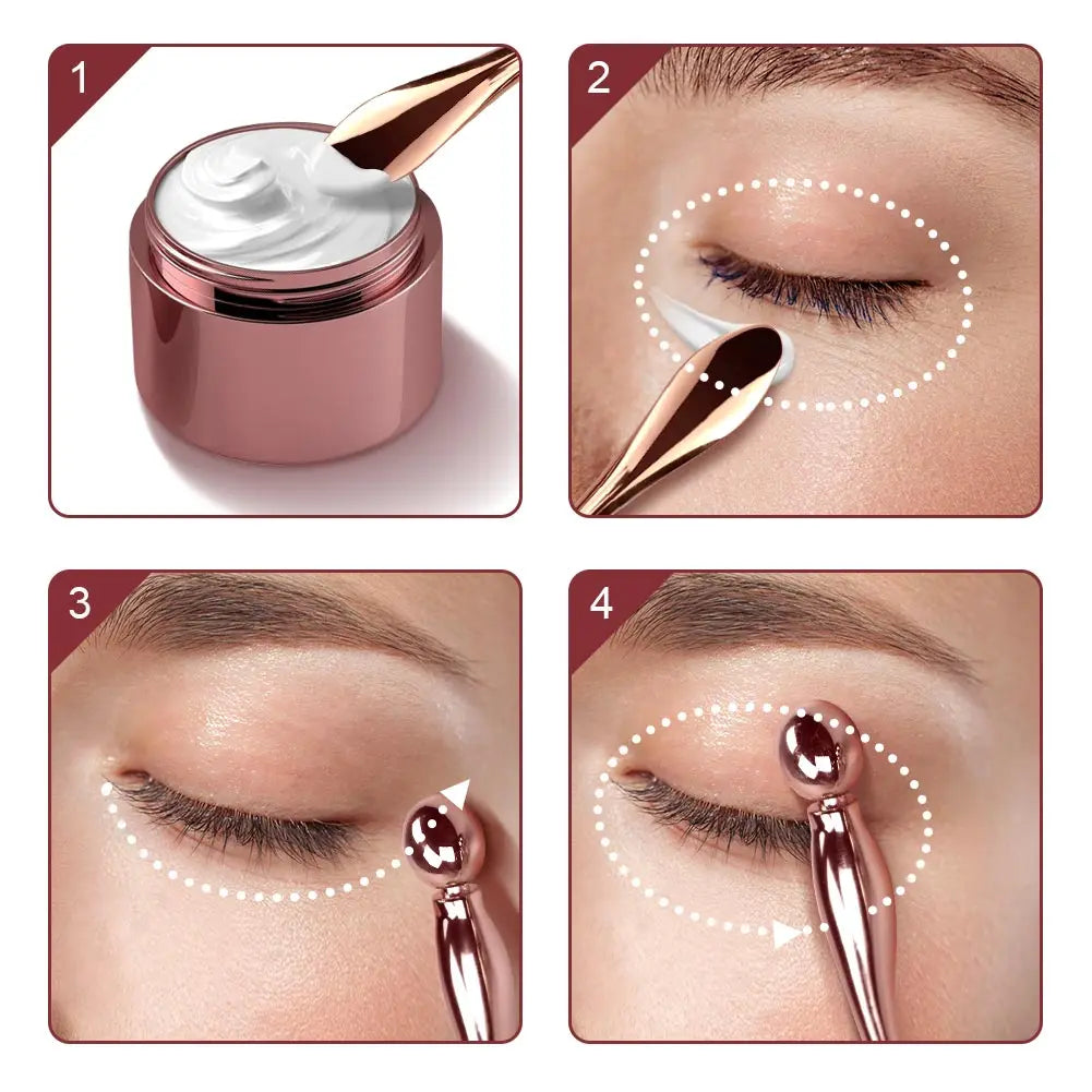 2in1 Mini Eye Massage Stick for Dark Circles Relief - Smarsty