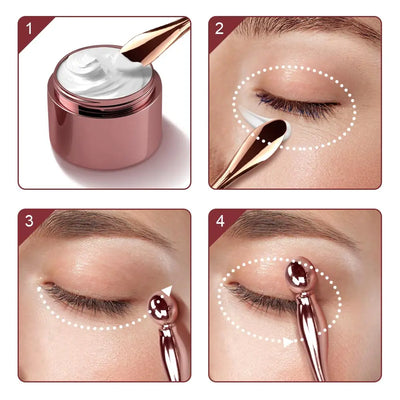 2in1 Mini Eye Massage Stick for Dark Circles Relief - Smarsty