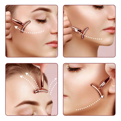 2in1 Mini Eye Massage Stick for Dark Circles Relief - Smarsty