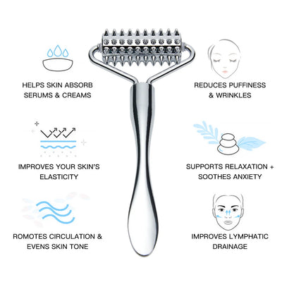 2in1 Mini Eye Massage Stick for Dark Circles Relief - Smarsty