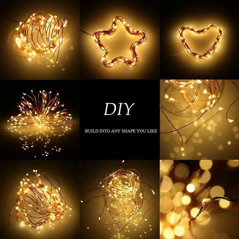 Waterproof Solar String Lights with 8 Modes for Outdoor Decor - Smarsty