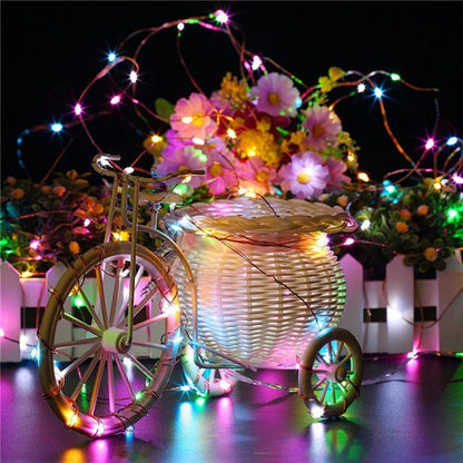 Waterproof Solar String Lights with 8 Modes for Outdoor Decor - Smarsty