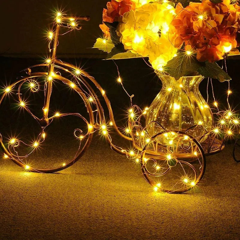 Waterproof Solar String Lights with 8 Modes for Outdoor Decor - Smarsty