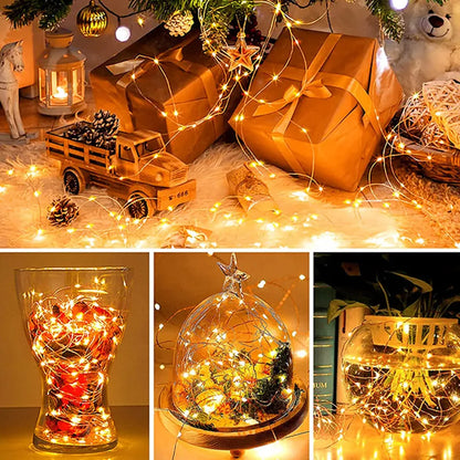 Waterproof Solar String Lights with 8 Modes for Outdoor Decor - Smarsty