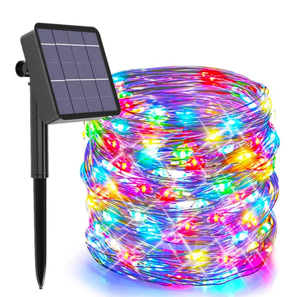 Waterproof Solar String Lights with 8 Modes for Outdoor Decor - Smarsty
