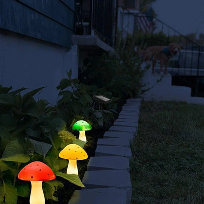 Solar Powered Mushroom Fairy Lights for Garden Decor - Smarsty