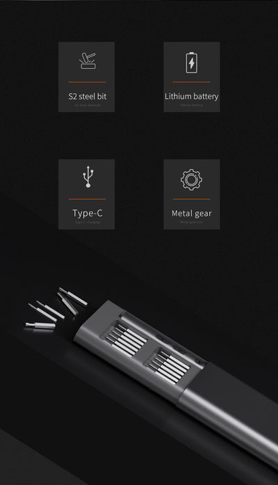 Portable Precision Electric Screwdriver Set for Easy Repairs - Smarsty