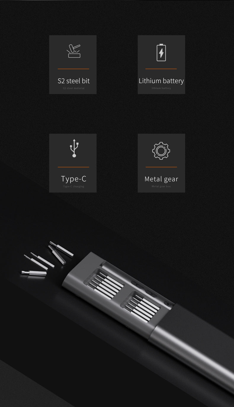 Portable Precision Electric Screwdriver Set for Easy Repairs - Smarsty