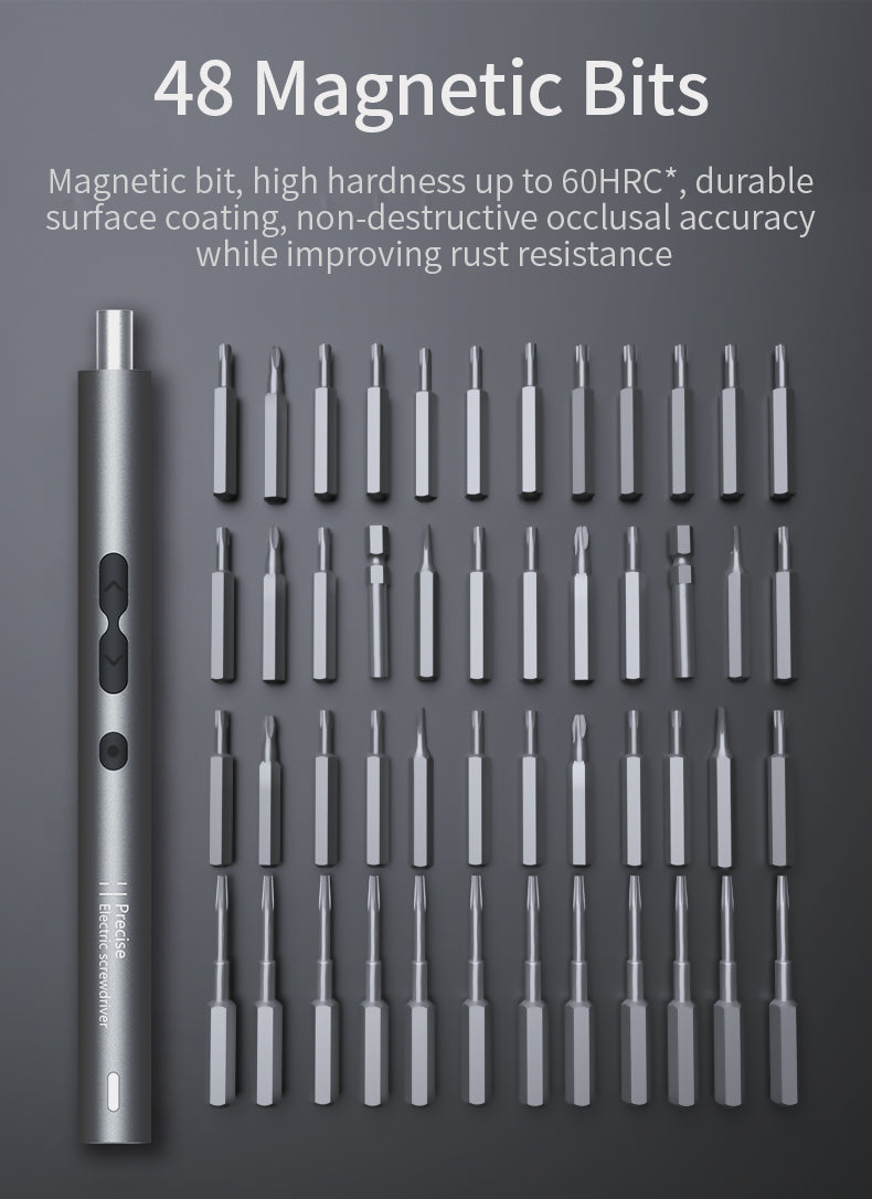 Portable Precision Electric Screwdriver Set for Easy Repairs - Smarsty
