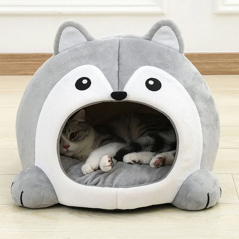 Soft Plush Cat Bed for Ultimate Comfort and Support - Smarsty