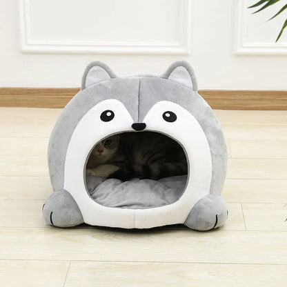Soft Plush Cat Bed for Ultimate Comfort and Support - Smarsty
