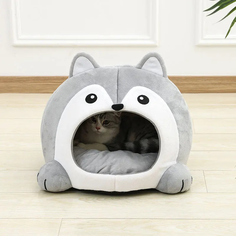 Soft Plush Cat Bed for Ultimate Comfort and Support - Smarsty