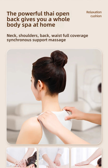 JAIYORL Electric Shiatsu Neck Massage Pillow with Heat - Smarsty