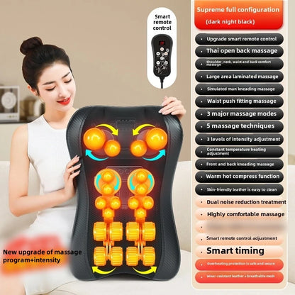 JAIYORL Electric Shiatsu Neck Massage Pillow with Heat - Smarsty