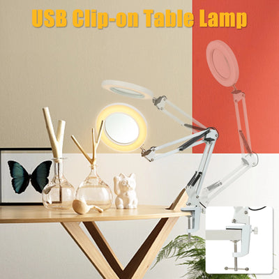 Illuminated Magnifier with 72 LED Lights and 8X/10X Magnification - Smarsty