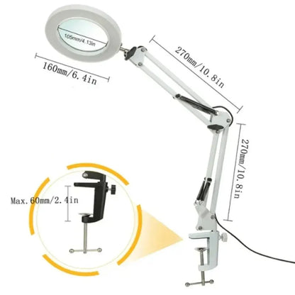 72LED Illuminated Magnifier with 8X 10X Magnification - Smarsty