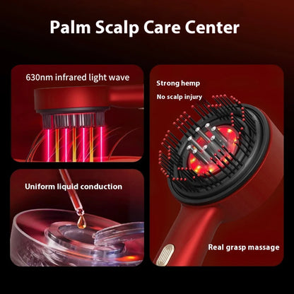Electric Massage Comb with Red Light Therapy for Hair Growth - Smarsty
