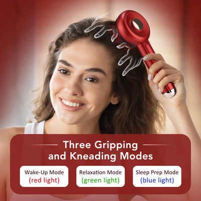 Electric Massage Comb with Red Light Therapy for Hair Growth - Smarsty