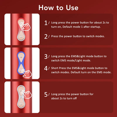 Electric Massage Comb with Red Light Therapy for Hair Growth - Smarsty