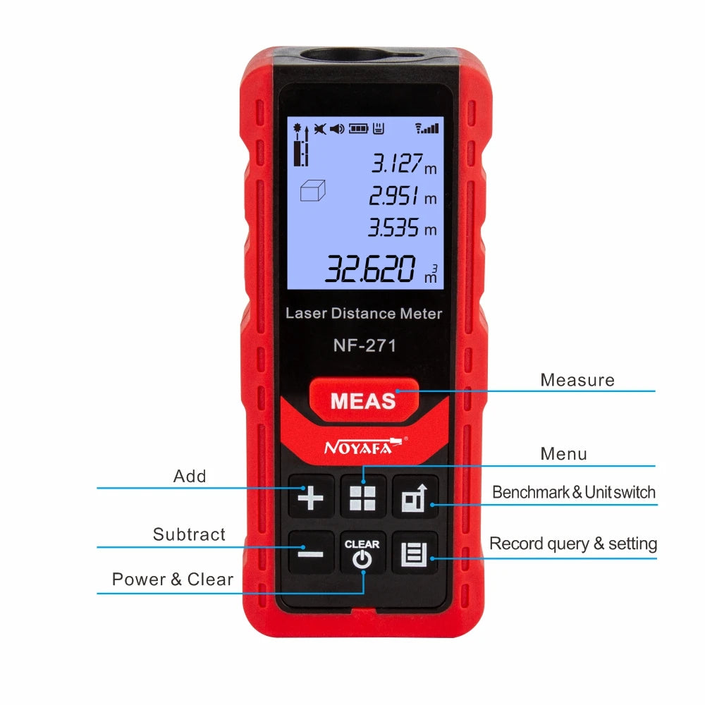 Noyafa NF-271 Laser Distance Meter with Accurate Measurement - Smarsty