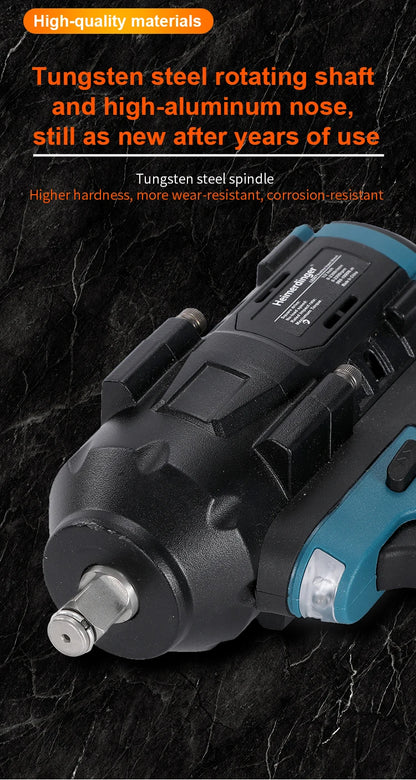 Heimerdinger 18V Brushless Cordless Impact Wrench 1000NM Torque - Smarsty