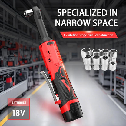 Cordless 18V Electric Ratchet Wrench For Auto Repairs - Smarsty