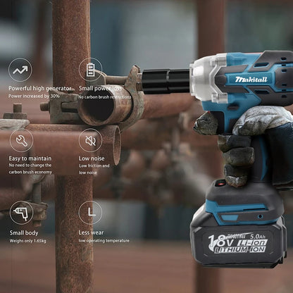 Cordless Brushless Electric Impact Wrench for Power Tools - Smarsty