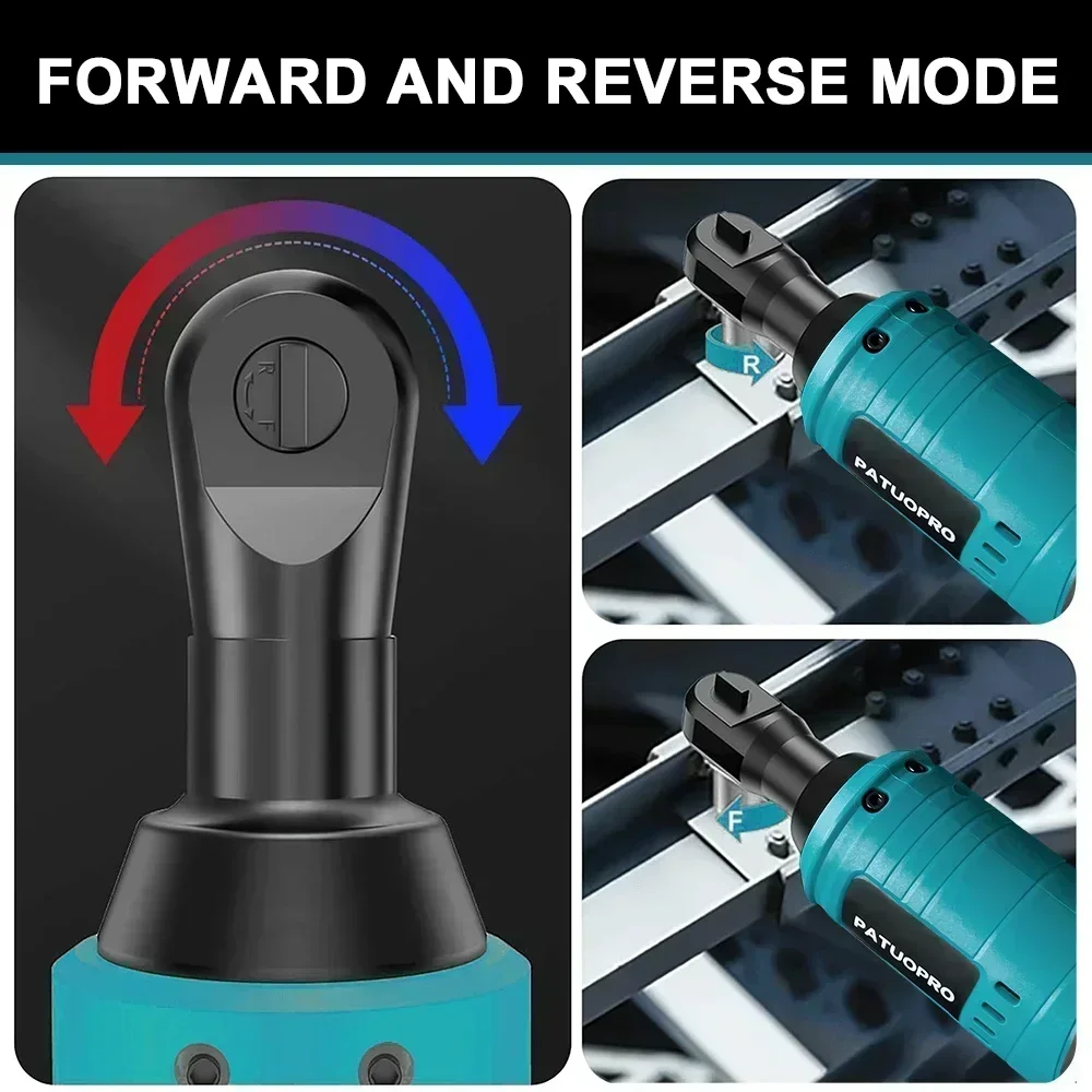 Cordless Brushless Electric Ratchet Wrench for Car Repairs - Smarsty