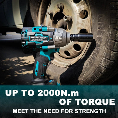 21V Brushless Electric Impact Wrench with High Torque - Smarsty