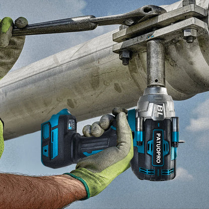 21V Brushless Electric Impact Wrench with High Torque - Smarsty