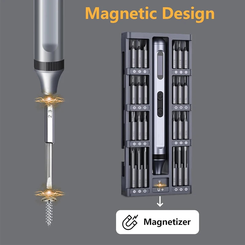 51 in 1 Electric Screwdriver Set with Magnetic Bits - Smarsty
