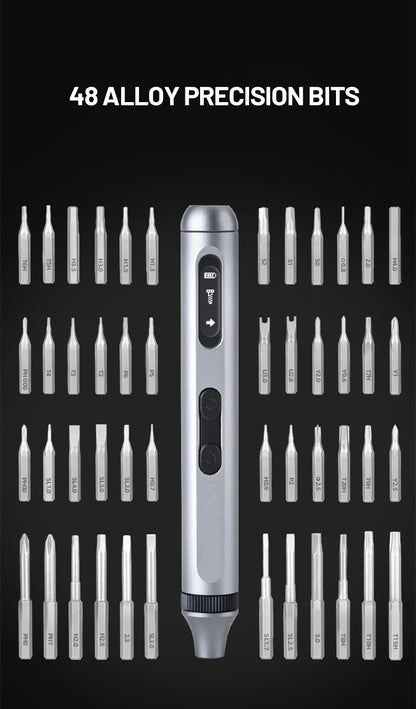 51 in 1 Electric Screwdriver Set with Magnetic Bits - Smarsty