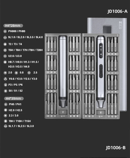 51 in 1 Electric Screwdriver Set with Magnetic Bits - Smarsty