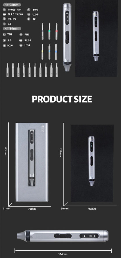 51 in 1 Electric Screwdriver Set with Magnetic Bits - Smarsty