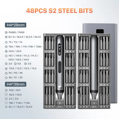 51 in 1 Electric Screwdriver Set with Magnetic Bits - Smarsty