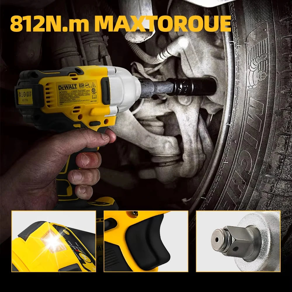 Dewalt DCF892 Brushless Cordless Impact Wrench High Torque - Smarsty