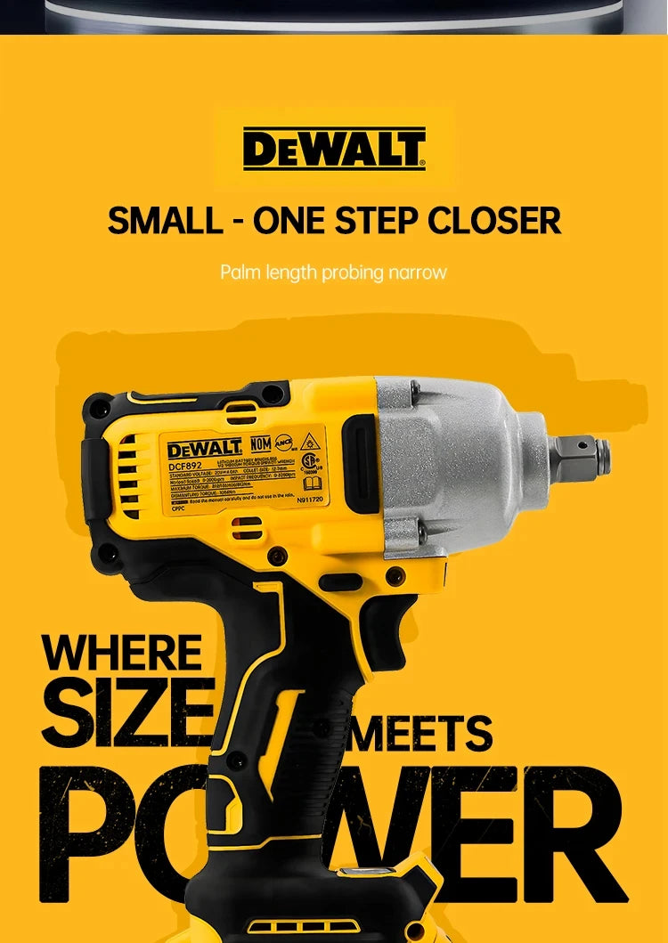 Dewalt DCF892 Brushless Cordless Impact Wrench High Torque - Smarsty