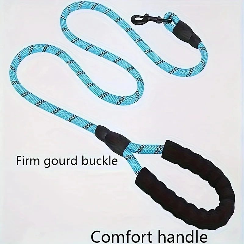 Reflective Dog Leash With Padded Handle For Safety - Smarsty