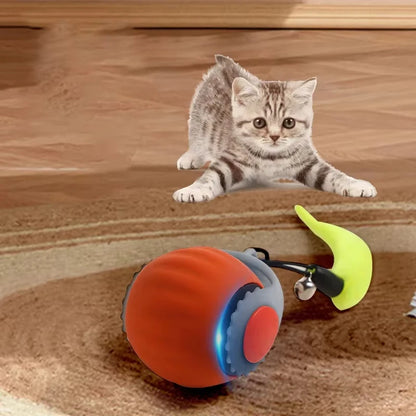 Smart Interactive Cat Ball Toy with Rechargeable Tail - Smarsty